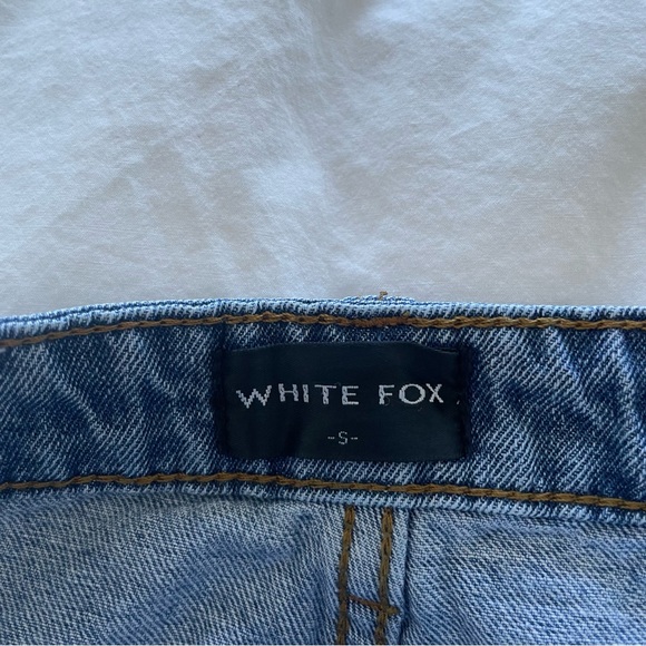 White Fox Boutique Take My Picture Denim Maxi Skirt – Blue Wash - Picture 8 of 10